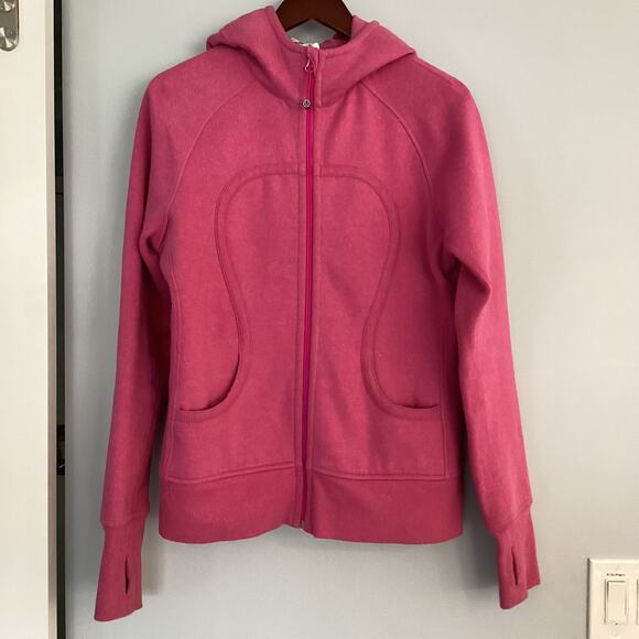 Lululemon Scuba Hoodie *Stretch (Lined Hood) Power Pink SIZE 10 - Picture 4 of 10